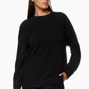 Babaton Black Crew Neck Sweater